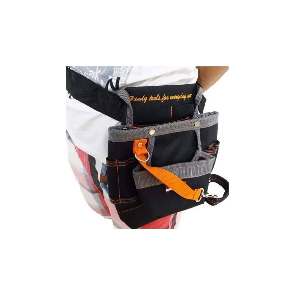 BORSA MARSUPIO CINTURA PORTA ATTREZZI DA LAVORO UTENSILI ELETTRICISTA MURATORE