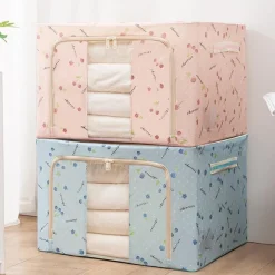 BORSA PORTAOGGETTI MULTIFUNZIONALE PIEGHEVOLE TESSUTO CON FINESTRA MANICI 66LT 50X40X33CM