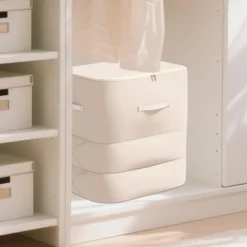 BORSA PORTAOGGETTI PER PIUMINO ORGANIZER A COMPRESSIONE CONTENITORE ANTIPOLVERE RESISTENTE