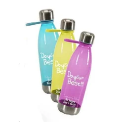 BOTTIGLIA BORRACCIA BIMBI IN PLASTICA 26 CM 650 ML VARI COLORI ASSORTITI 807053