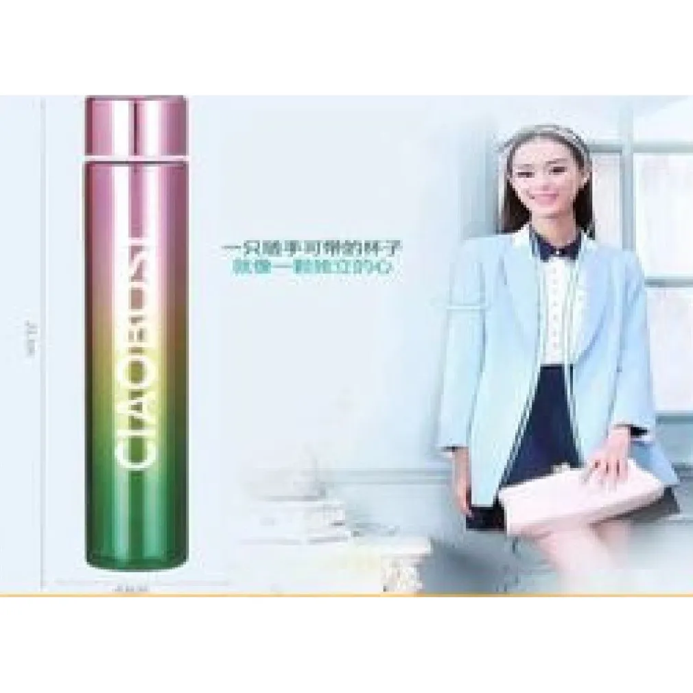 BOTTIGLIA BORRACCIA TERMICA ACCIAIO THERMOS 280ML PORTA VIVANDE COLORATO TX-8260