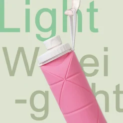 BOTTIGLIA PIEGHEVOLE SALVASPAZIO 600 ML BORRACCIA TERMICA PORTATILE DA BORSETTA