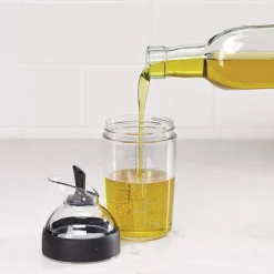 BOTTIGLIA SHAKER DISPENSER PER CONDIMENTO INSALATA OLIO SUCCHI SALSE DOSATORE