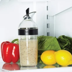 BOTTIGLIA SHAKER DISPENSER PER CONDIMENTO INSALATA OLIO SUCCHI SALSE DOSATORE
