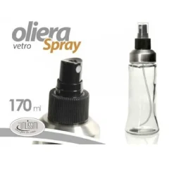 BOTTIGLIA SPRUZZATORE OLIERA SPRAY OLIO 170 ML VETRO CONDIMENTO INSALATA 813115