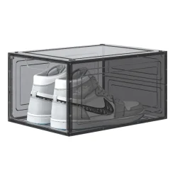 BOX CONTENITORE PER SCARPE CALZATURE SCATOLA PORTASCARPE INPILABILE 34X25X18.4CM 87649