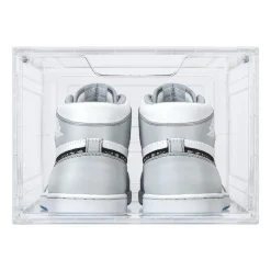 BOX CONTENITORE PER SCARPE CALZATURE SCATOLA INPILABILE 34X25X18.4CM TRASPARENTE 87648