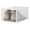 BOX CONTENITORE PER SCARPE CALZATURE SCATOLA PORTASCARPE 35X25X19.2CM TRASPARENTE 87647