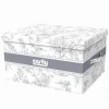 BOX PORTATUTTO SCATOLA CONTENITORE SALVASPAZIO ORGANIZER 35X30X20CM FANTASIA 87321