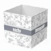 BOX PORTATUTTO SCATOLA SALVASPAZIO CONTENITORE ORGANIZER 25X25X25CM FANTASIA 87311