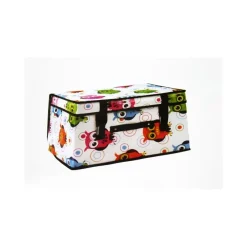 BOX SCATOLA PORTA BIANCHERIA ABITI OGGETTI 40x30x25 CM CONTENITORE SALVASPAZIO