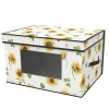 BOX SCATOLA SALVASPAZIO ARMADIO CONTENITORE PORTA OGGETTI ORGANIZER 50x30x20