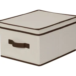 BOX SCATOLA SALVASPAZIO ARMADIO CONTENITORE PORTA OGGETTI ORGANIZER 30x40x25 CM