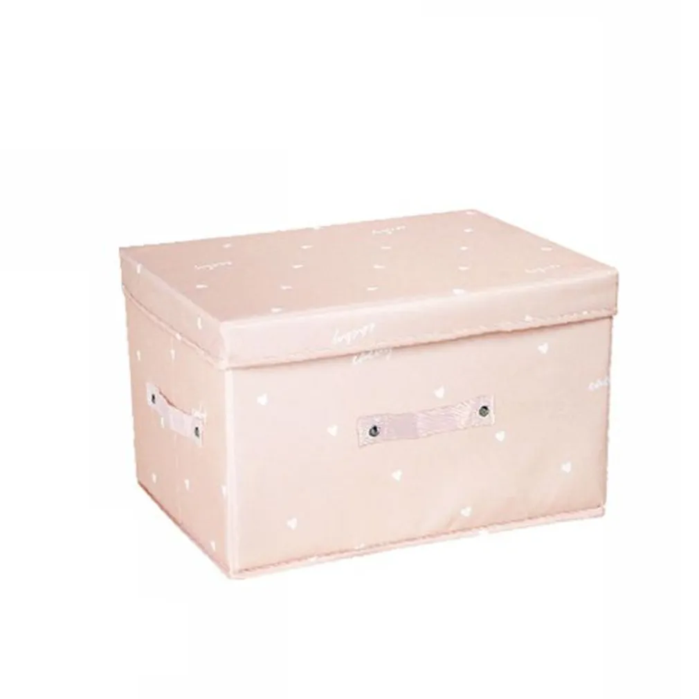 BOX SCATOLA SALVASPAZIO ARMADIO CONTENITORE PORTA OGGETTI ORGANIZER 55x42x30 CM