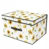 BOX SCATOLA SALVASPAZIO ARMADIO CONTENITORE PORTA OGGETTI ORGANIZER 41x35x20