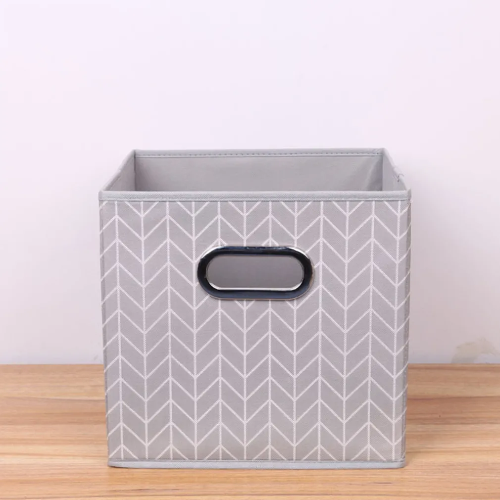 BOX SCATOLA SALVASPAZIO ARMADIO CONTENITORE PORTA OGGETTI ORGANIZER 25x25x25 CM