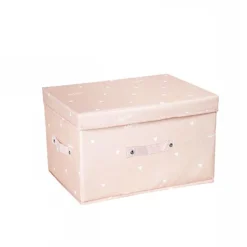 BOX SCATOLA SALVASPAZIO ARMADIO CONTENITORE PORTA OGGETTI ORGANIZER 40x30x25 CM