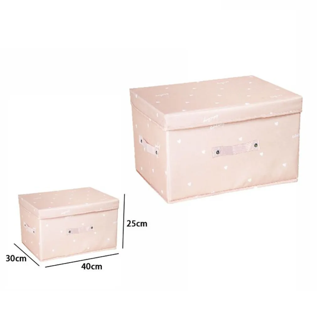 BOX SCATOLA SALVASPAZIO ARMADIO CONTENITORE PORTA OGGETTI ORGANIZER 40x30x25 CM