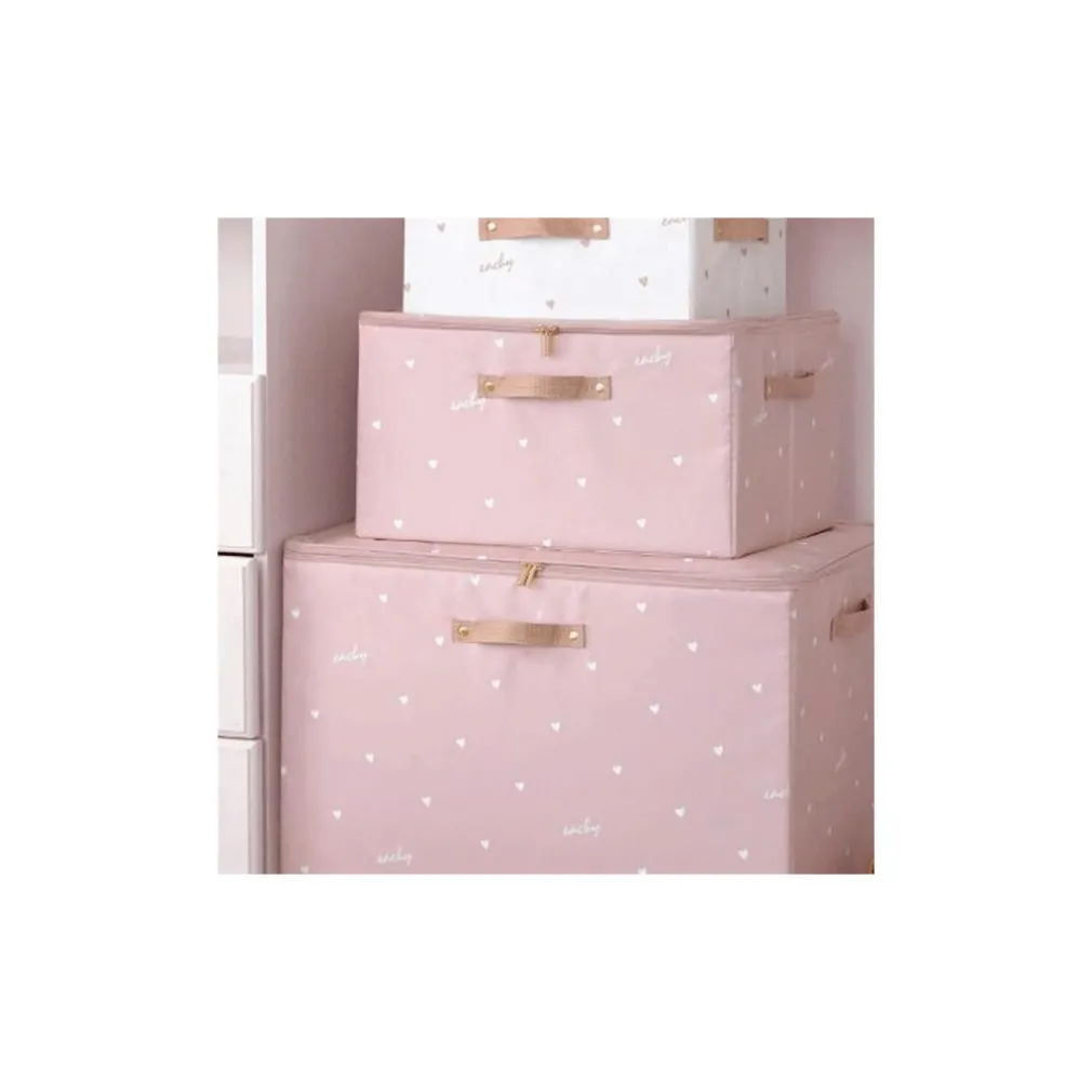 BOX SCATOLA SALVASPAZIO ARMADIO CONTENITORE PORTA OGGETTI ORGANIZER 40x30x25 CM