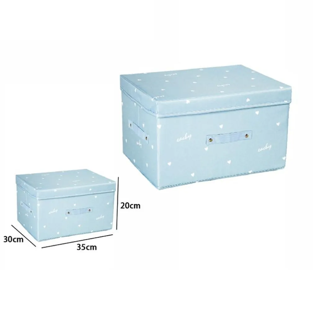 BOX SCATOLA SALVASPAZIO ARMADIO CONTENITORE PORTA OGGETTI ORGANIZER 35x30x20 CM