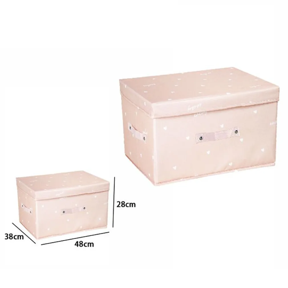 BOX SCATOLA SALVASPAZIO ARMADIO CONTENITORE PORTA OGGETTI ORGANIZER 48x38x28 CM
