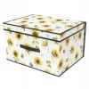 BOX SCATOLA SALVASPAZIO ARMADIO CONTENITORE PORTA OGGETTI ORGANIZER 60x50x40 CM