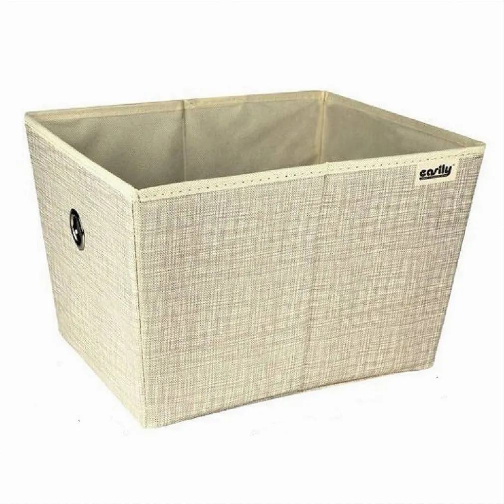 BOX SCATOLA SALVASPAZIO PORTATUTTO CONTENITORE ARMADI ORGANIZER 19X23X17CM 69724
