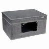 BOX SCATOLA SALVASPAZIO PORTATUTTO CONTENITORE ORGANIZER 40 X 30 X 20 CM 69699