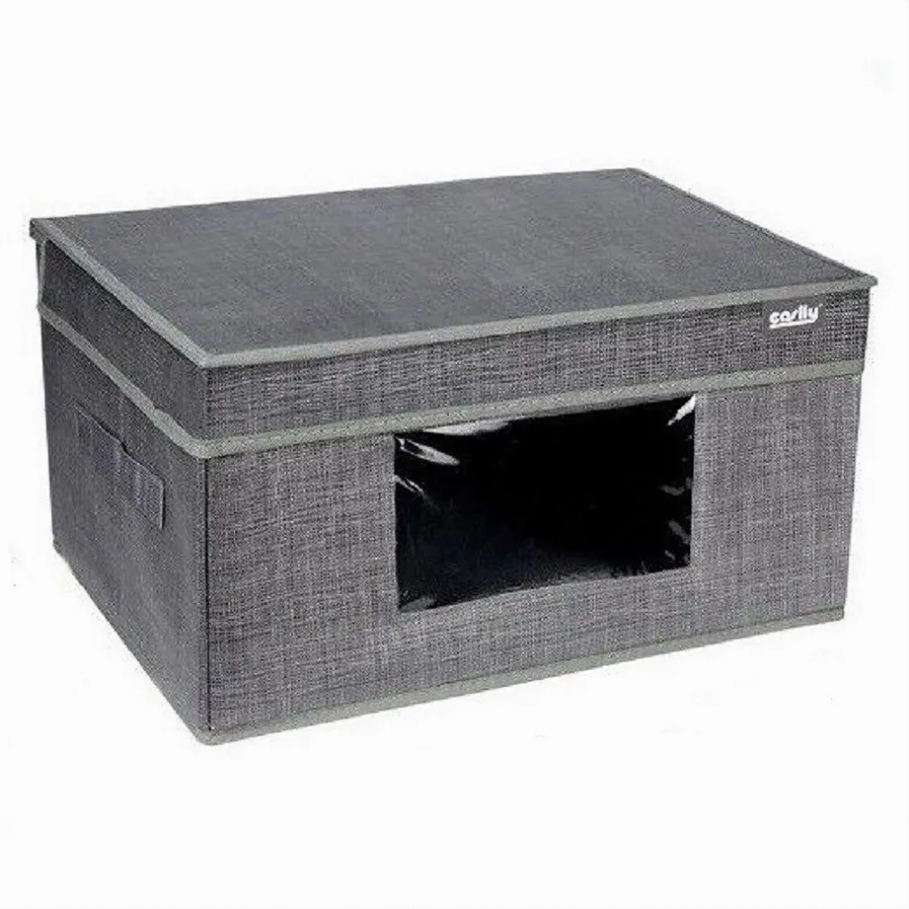BOX SCATOLA SALVASPAZIO PORTATUTTO CONTENITORE ORGANIZER 40 X 30 X 20 CM 69699