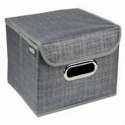 BOX SCATOLA SALVASPAZIO PORTATUTTO CONTENITORE ORGANIZER 25 X 25 X 25 CM 69691