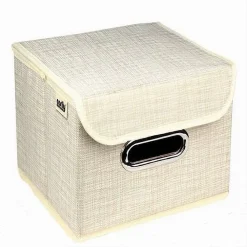 BOX SCATOLA SALVASPAZIO PORTATUTTO CONTENITORE ORGANIZER 25 X 25 X 25 CM 69691