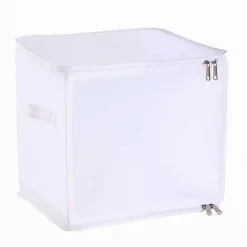 BOX SCATOLA SALVASPAZIO PORTATUTTO CONTENITORE ORGANIZER ARMADI 30X30X30CM 59973