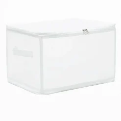 BOX SCATOLA SALVASPAZIO PORTATUTTO CONTENITORE ORGANIZER ARMADI 40X30X25CM 59974