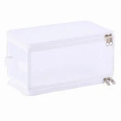 BOX SCATOLA SALVASPAZIO PORTATUTTO CONTENITORE ORGANIZER ARMADI 30X15X15CM 59970