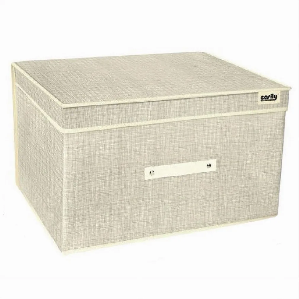 BOX SCATOLA SALVASPAZIO PORTATUTTO CONTENITORE ORGANIZER 40 X 50 X 60 CM 69999