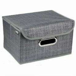 BOX SCATOLA SALVASPAZIO PORTATUTTO CONTENITORE ORGANIZER 26 X 20 X 16 CM 69692
