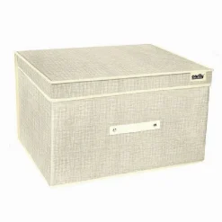 BOX SCATOLA SALVASPAZIO PORTATUTTO CONTENITORE ORGANIZER 20 X 30 X 35 CM 69693