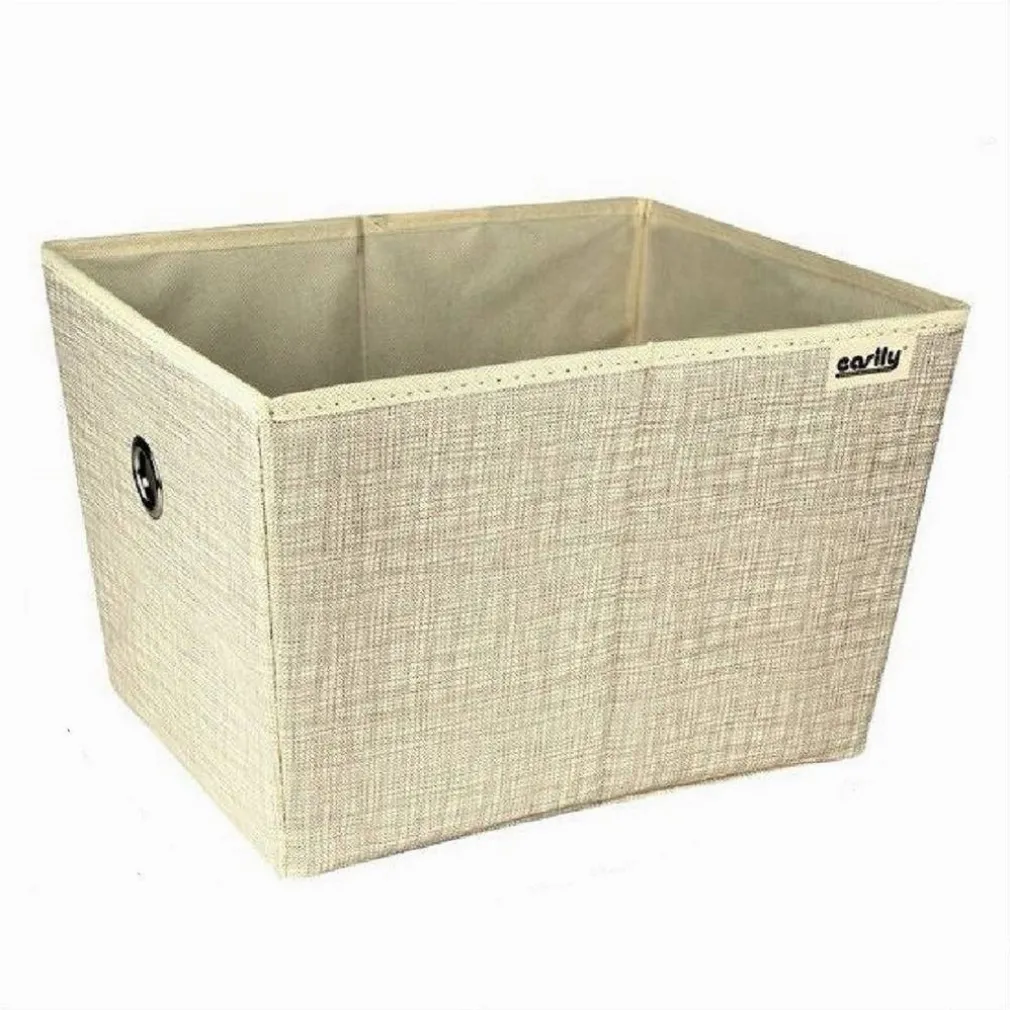BOX SCATOLA SALVASPAZIO PORTATUTTO CONTENITORE ARMADI ORGANIZER 25X33X19CM 69725