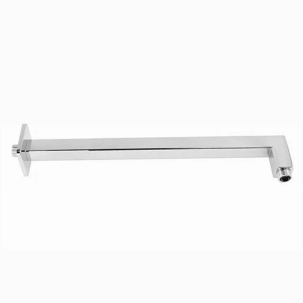 BRACCIO DOCCIA IN OTTONE CROMATO QUADRATO 40 CM PER SOFFIONE BAGNO ROSONE 59493