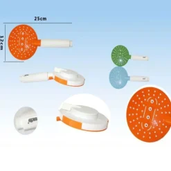 BRACCIO DOCCIA UNIVERSALE ESY_52333 TELEFONO 24X12 CM DOCCETTA SOFFIONE 3