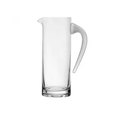 BROCCA 1,5L LITRO JARRA MILANO IN VETRO TRASPARENTE CARAFFA CON MANICO BEVANDE