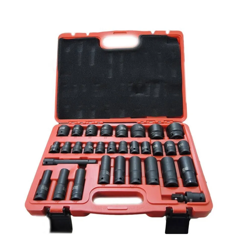 BUSSOLE BOCCOLE PER PISTOLA AVVITATORE PNEUMATICO SET KIT 32PZ 1/2" MIG-2044