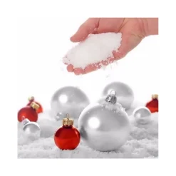 BUSTA DI NEVE ARTIFICIALE 120GR PER ADDOBBI ALBERO DECORAZIONI NATALIZIE