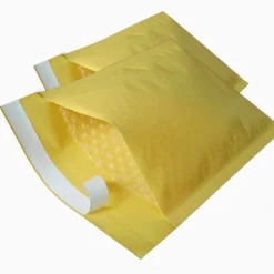 BUSTA GIALLA DA LETTERE IMBOTTITA 25x30 POSTALI CON PLURIBALL CHIUSURA ADESIVA