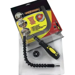 CACCIAVITE CON ESTENSIONE FLESSIBILE E CON PUNTE DI RICAMBIO 8 IN 1