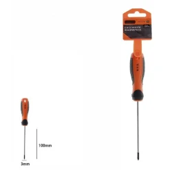 CACCIAVITE GIRAVITE MAGNETICO PUNTA CROCE 3X100MM IMPUGNATURA ERGONOMICA 07437