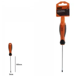 CACCIAVITE GIRAVITE MAGNETICO PUNTA TAGLIO 3X100MM IMPUGNATURA ERGONOMICA 07424