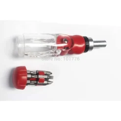 CACCIAVITE GIRAVITE PORTAINSERTI A CRICCHETTO PIEGHEVOLE 6 INSERTI 6 IN 1