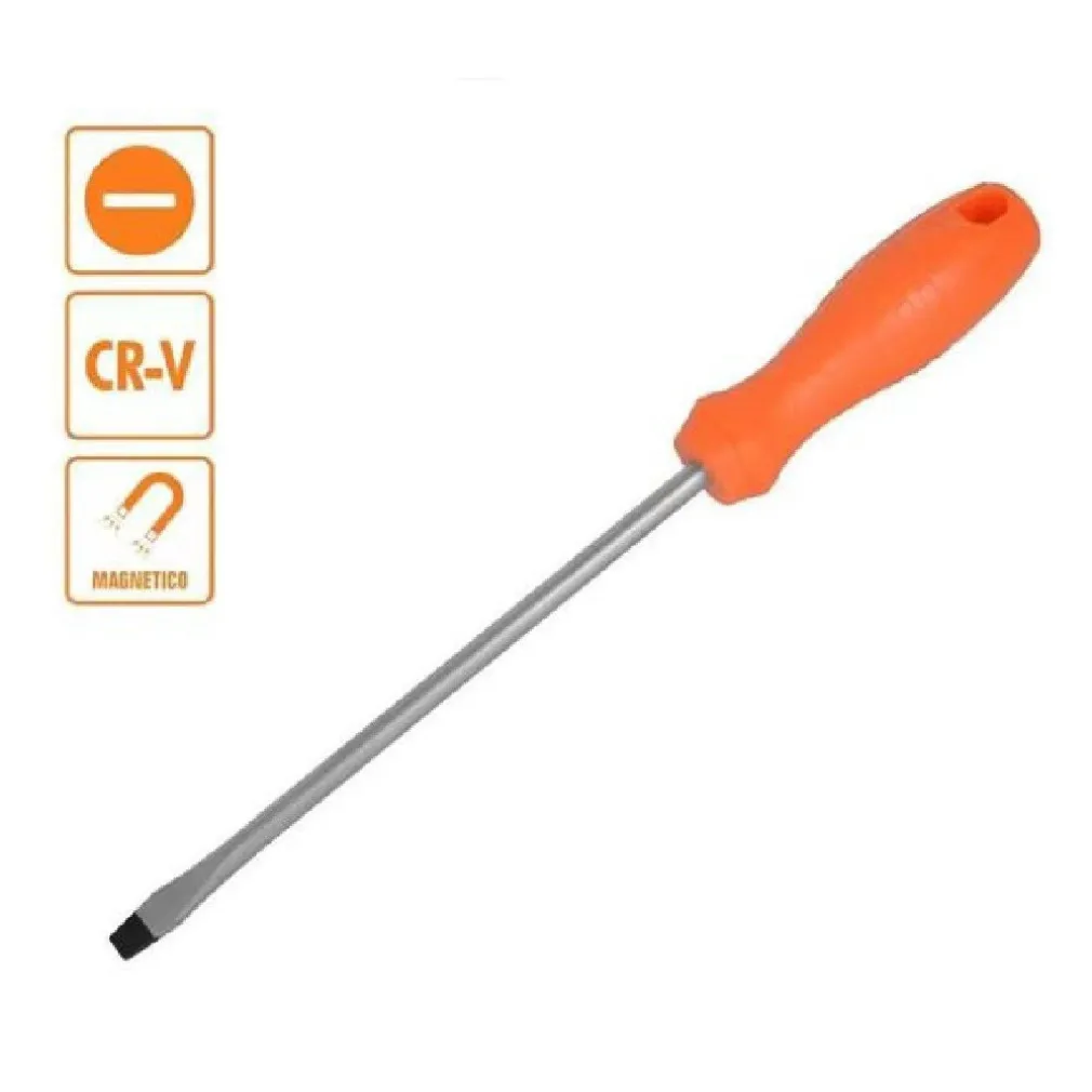 CACCIAVITE GIRAVITE 6X125 MM CON PUNTA MAGNETICA A TAGLIO IN ACCIAIO CR-V 97501