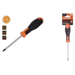 CACCIAVITE GIRAVITE 4X100 MM CON PUNTA MAGNETICA A STELLA IN ACCIAIO CR-V 91884